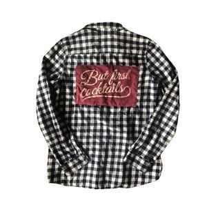Old Navy Flannel / T-shirt Hybrid - M